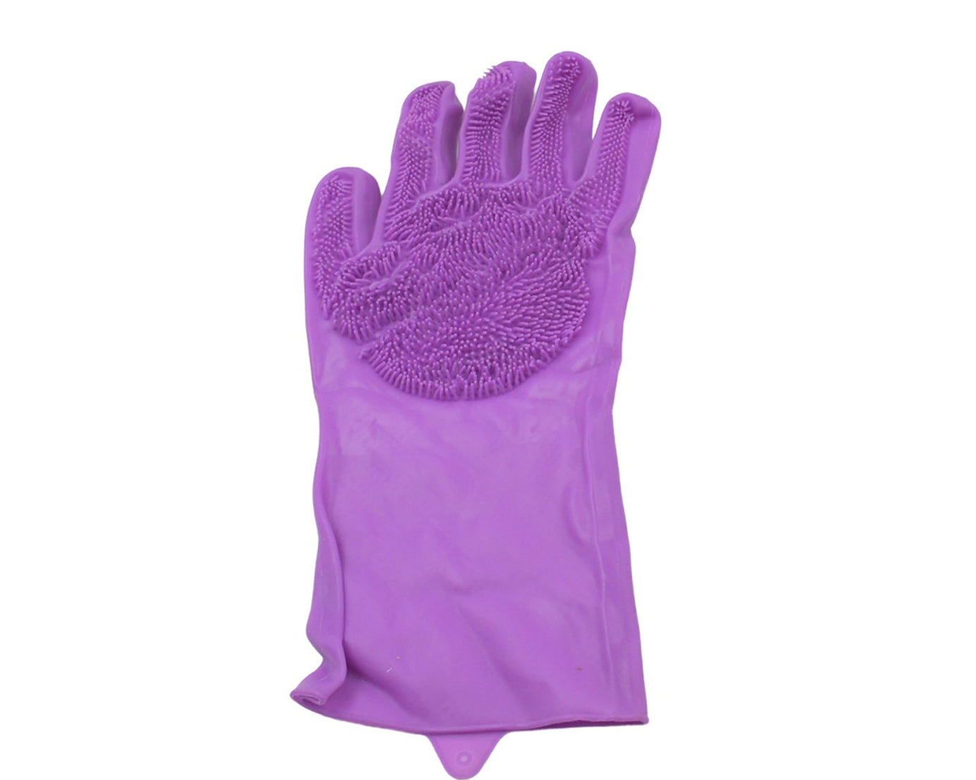 Single Left-Handed Silicone Dishwashing Glove: Scrubber, Reusable, Kitchen Cleaning