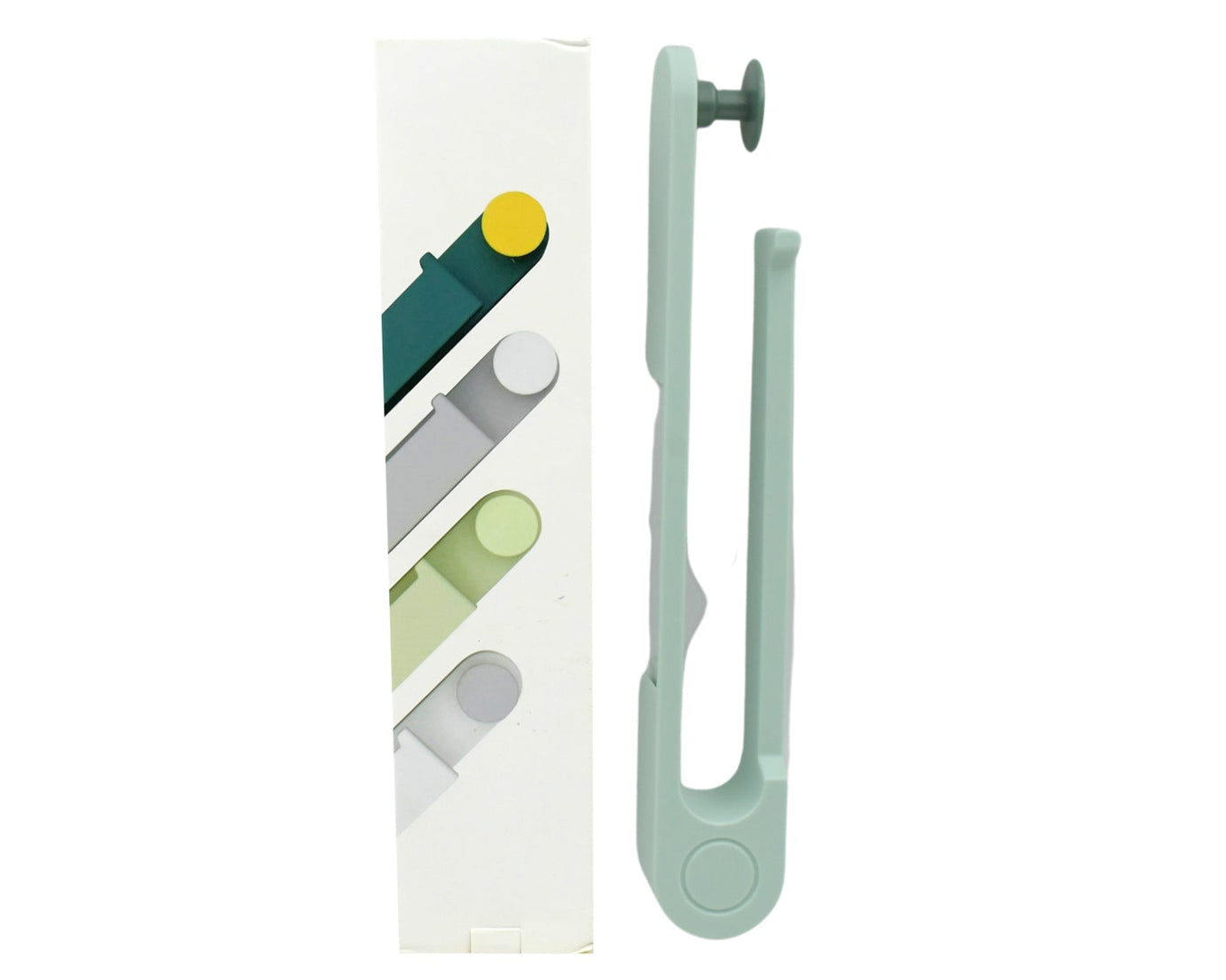 Modern Wall Rack: Round Hook Towel Holder (Durable Plastic, 1 Pc)