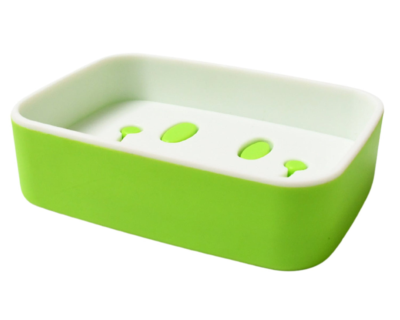 Portable Travel Home Box Cute Cartoons Smile Face Container Draining Holder Soap Dish