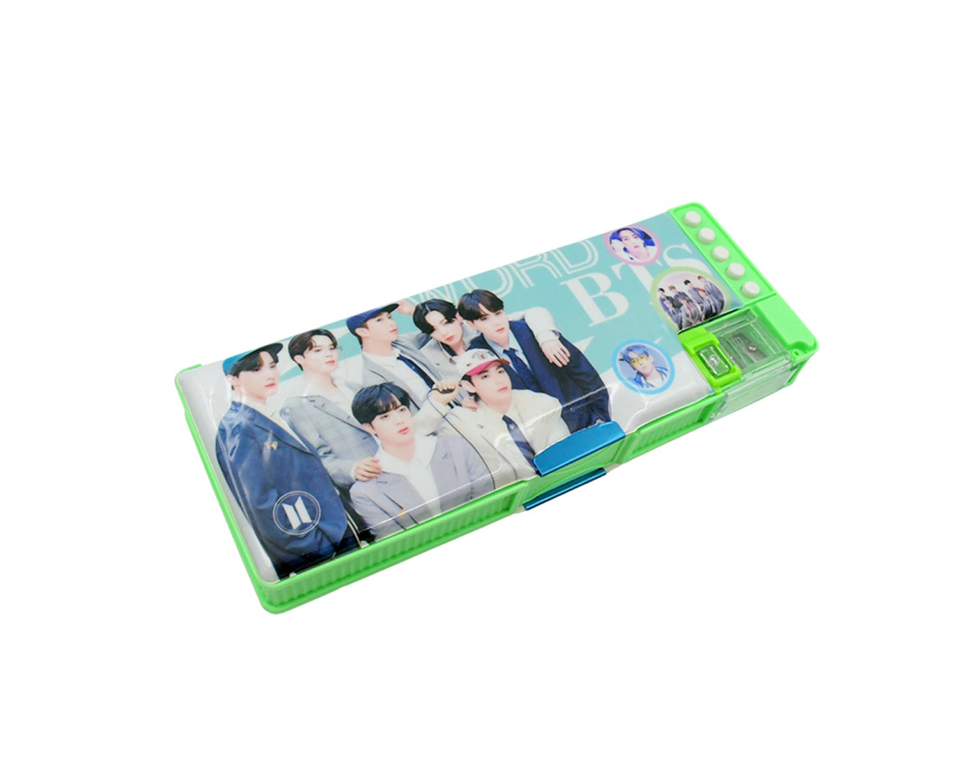 Multipurpose Compass Box (2 Compartments): Cartoon Pencil Case for Kids