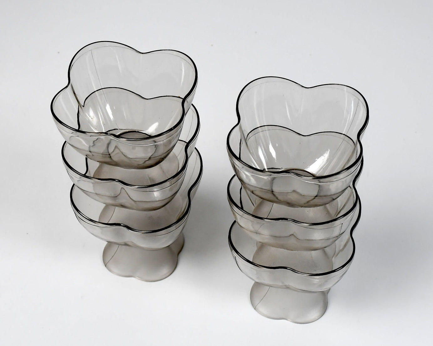 Brown box set of 6 ice cream bowls