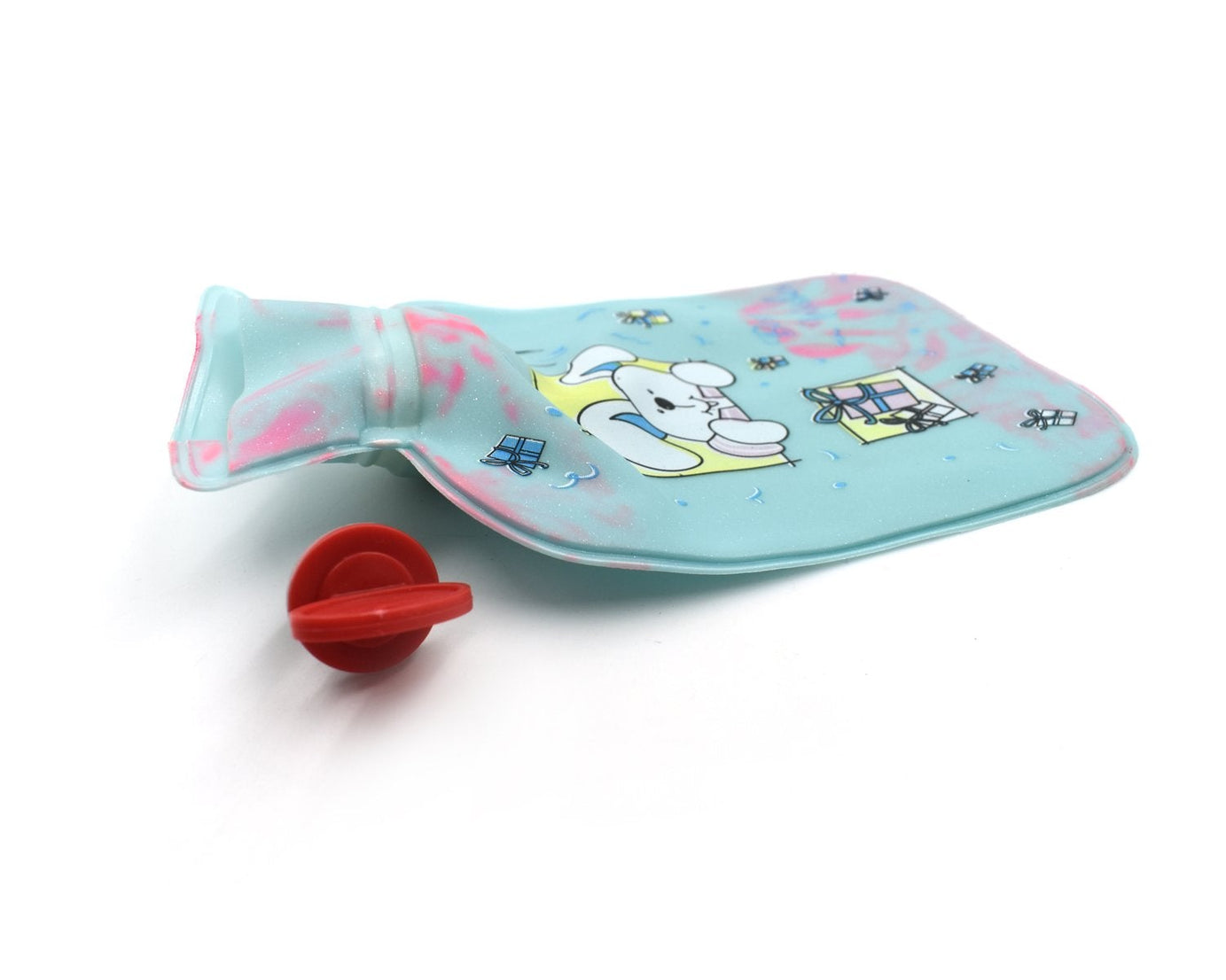 Hot water bottle bag for pain relief and warmth