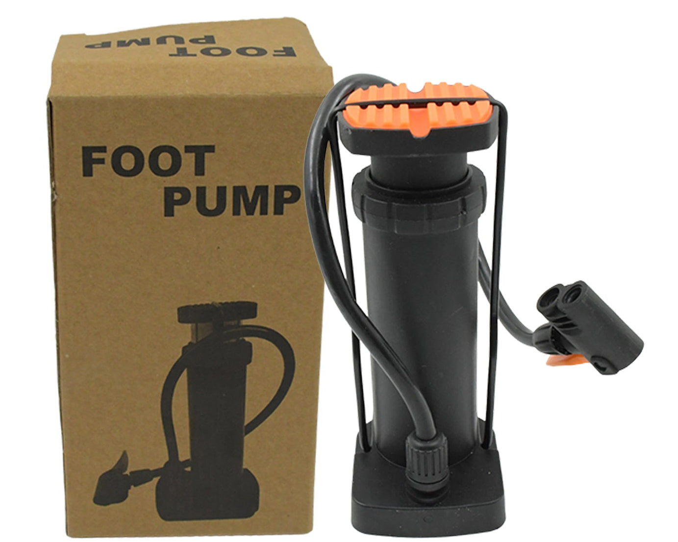 Portable Mini Foot Pump for Bicycle, Bike, and Car