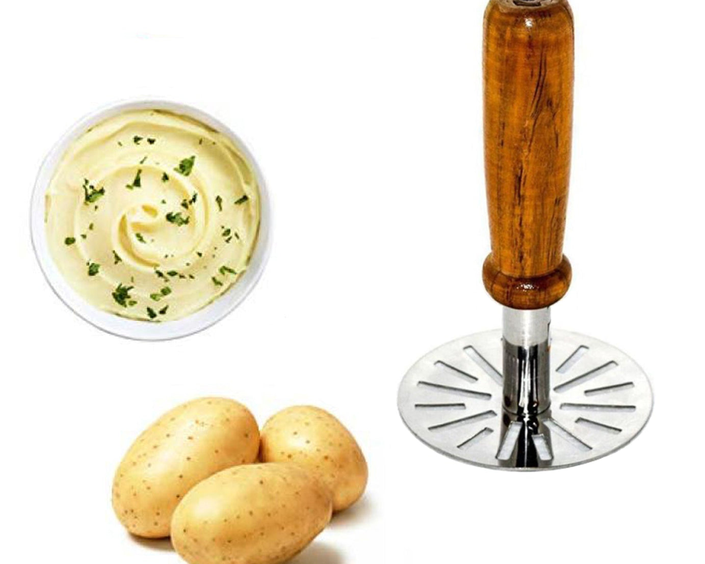 0064A Paubhaji Masher used in all kinds of household and kitchen places for mashing and making paubhajis. 