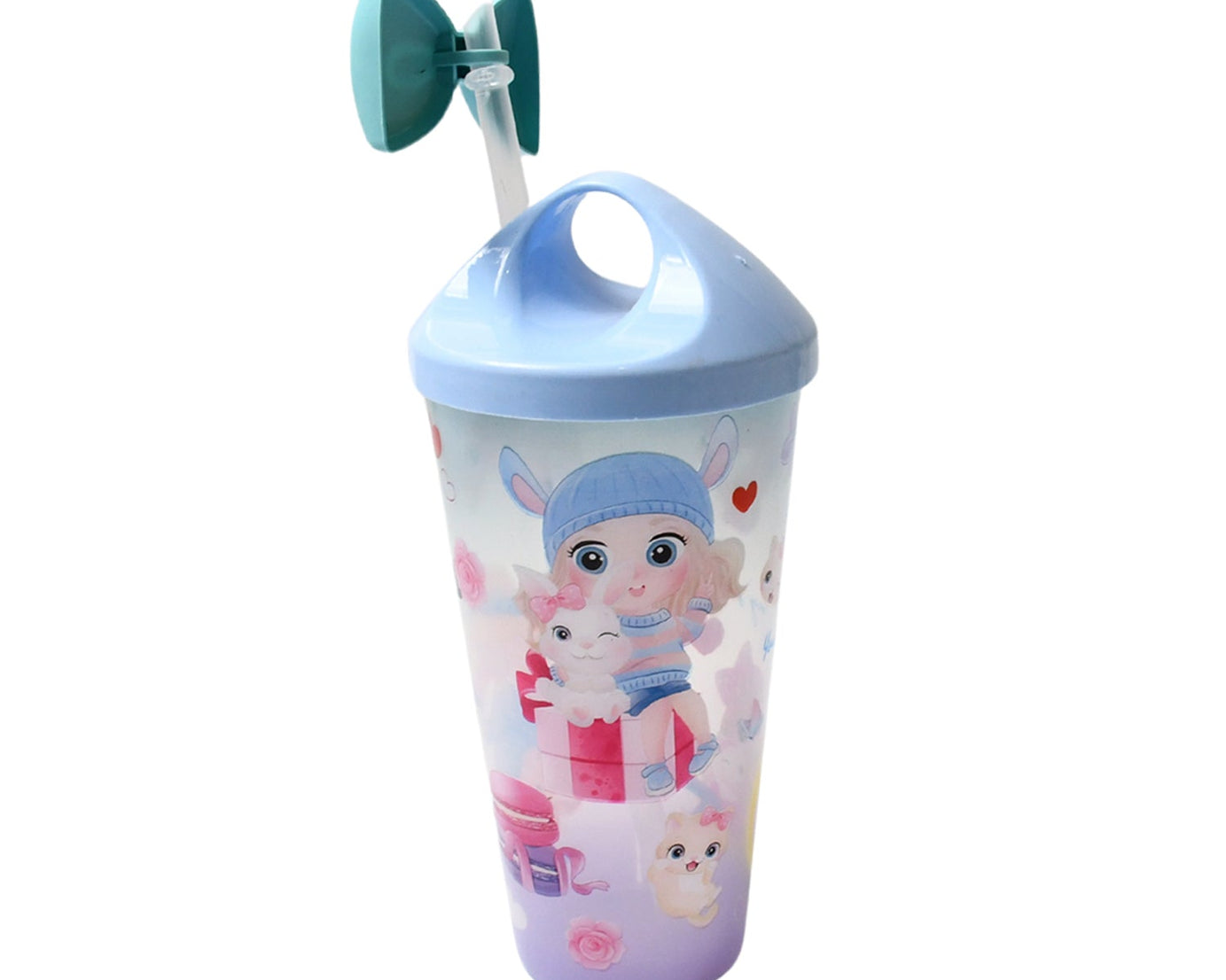 0290 LED Light Unicorn Water Bottle/Tumbler/ Mug with Straw & Lid for Kids Glitter Sipper with Toy Drinking Cups for Boys and Girls School/Tuition/Gym/ Picnic, Kids and Adults, Birthday Return Gifts