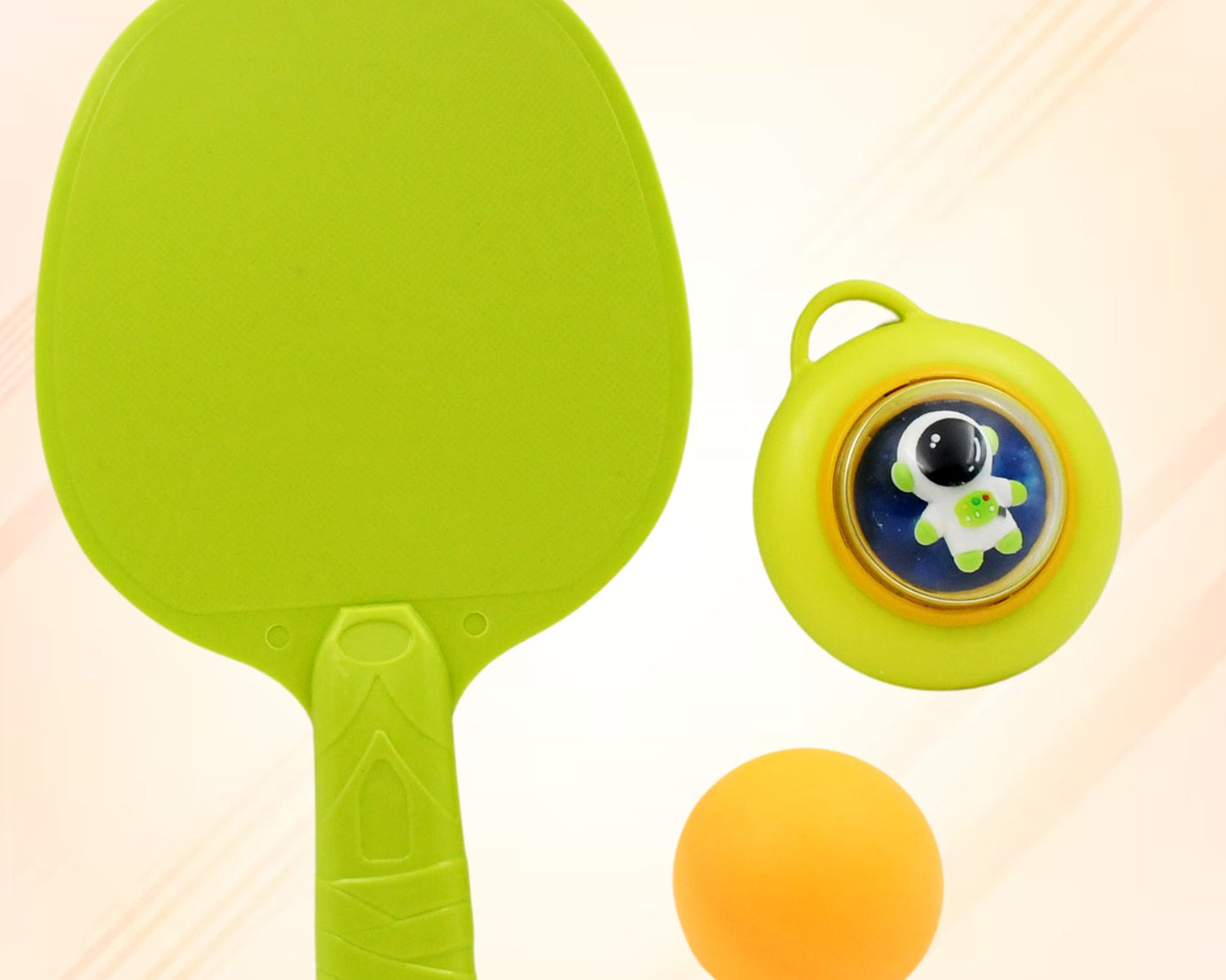 Portable Indoor Hanging Table Tennis with Five Ball, Table Tennis Self Training Set