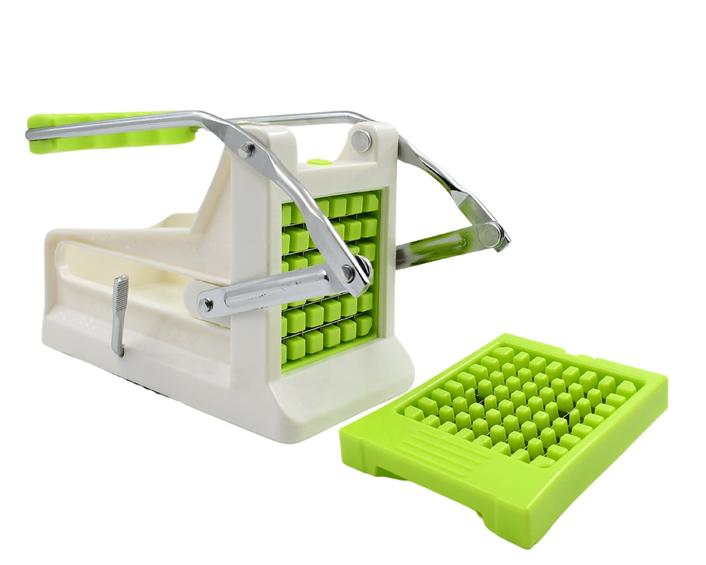 French Fry Cutter, Great with Vegetables, Potato Fries Cutter Professional Vegetable Cutter Stainless Steel Cutter Potato, Onions, Carrots, Cucumbers, Fruits Potato Cutter (1 pc)