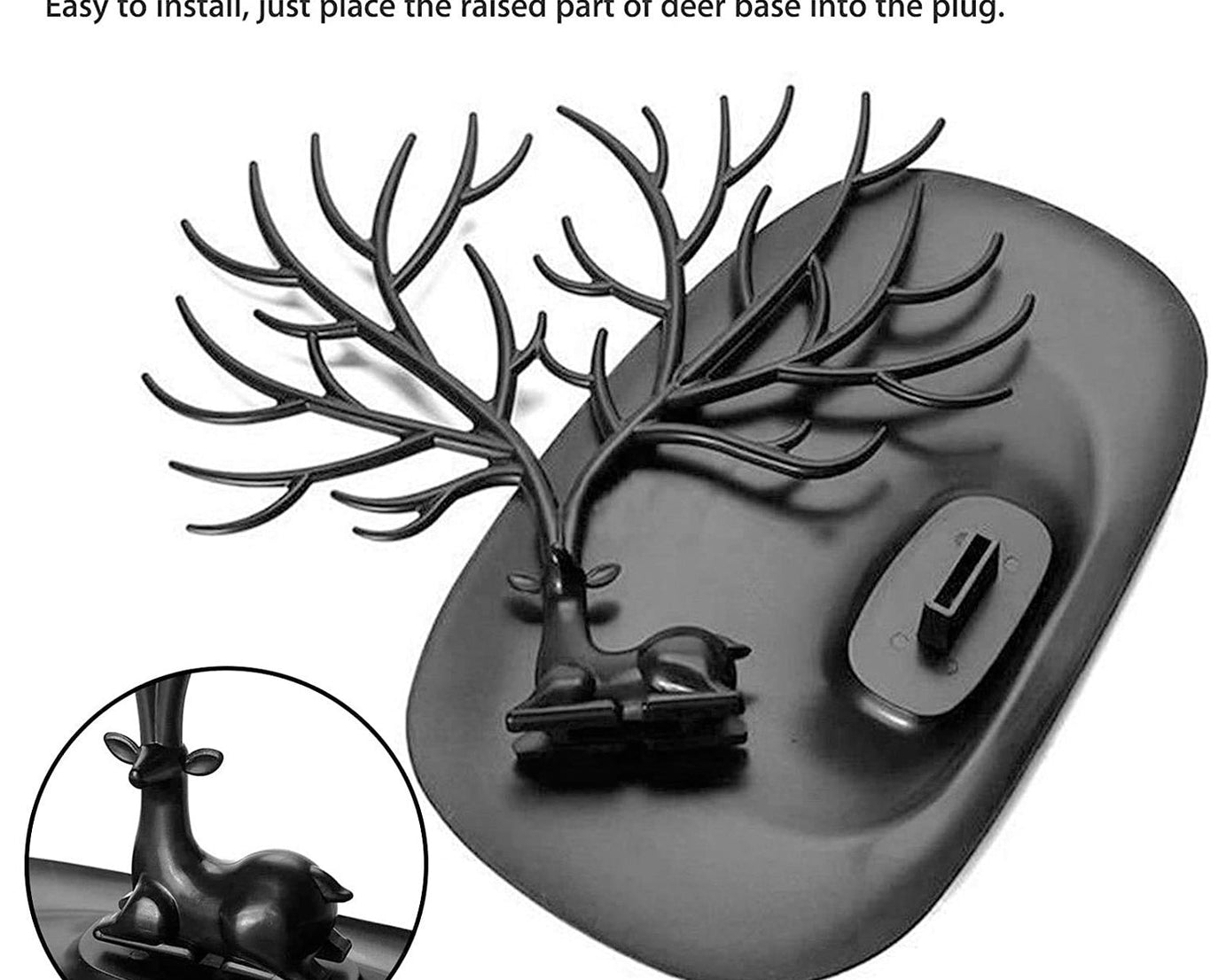 Unique jewelry display holder, deer design.