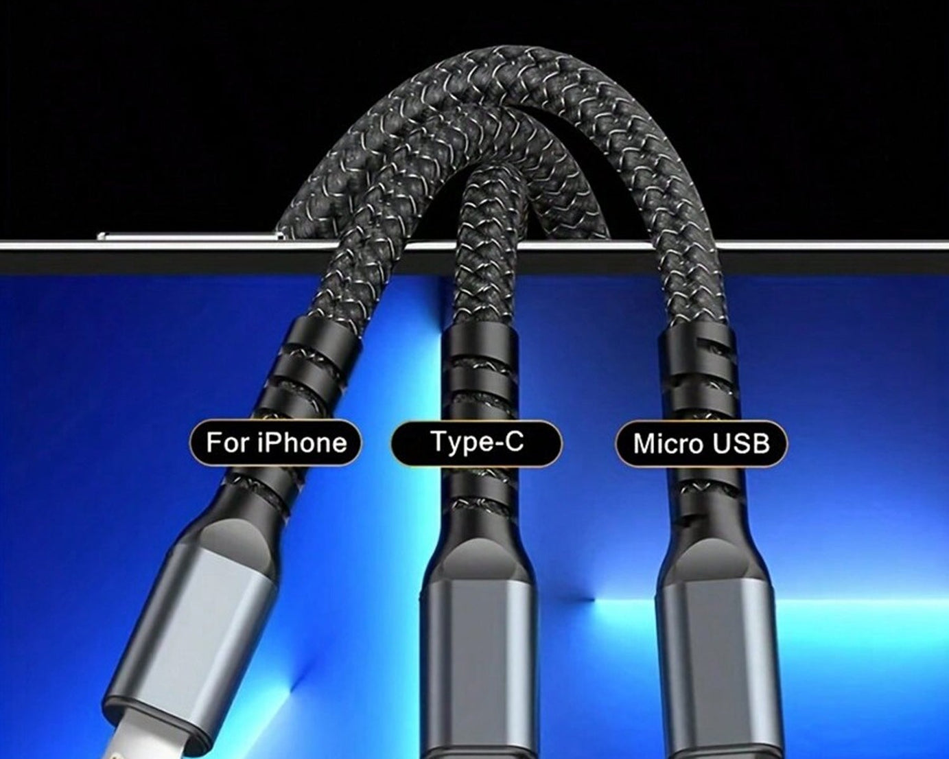 3-in-1 Super Fast Charging Cable