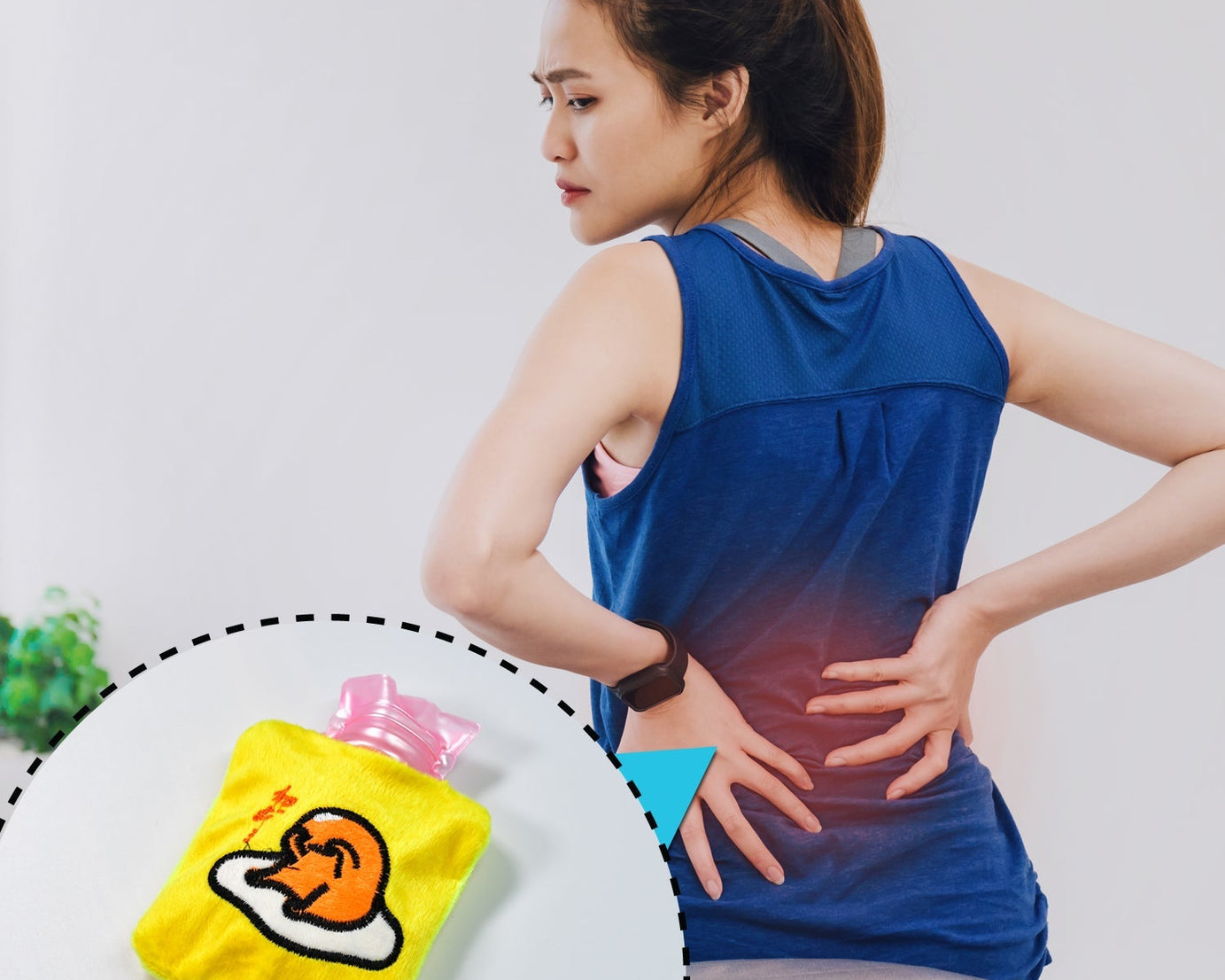 Cute yellow duck hot water bag for warmth