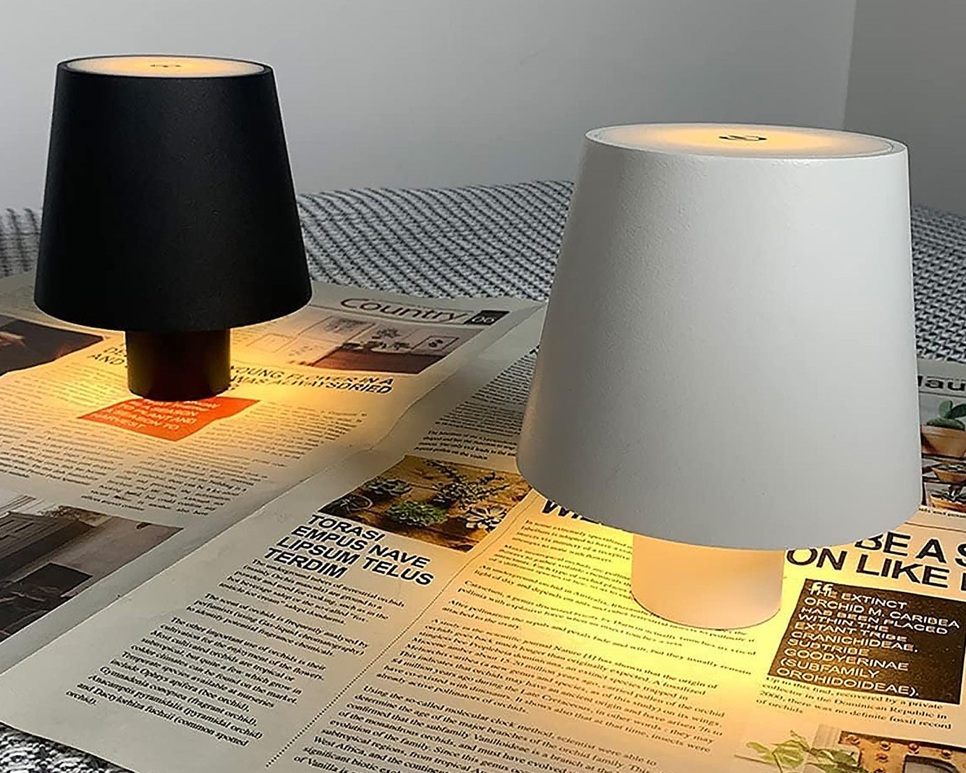 LED Dimmable Bottle Lamp 3 Color Temperature, Wireless Table Lamp for Indoor and Outdoor, USB Rechargeable Bottle Lamp for Family, Restaurant & Bar (1 Pc)