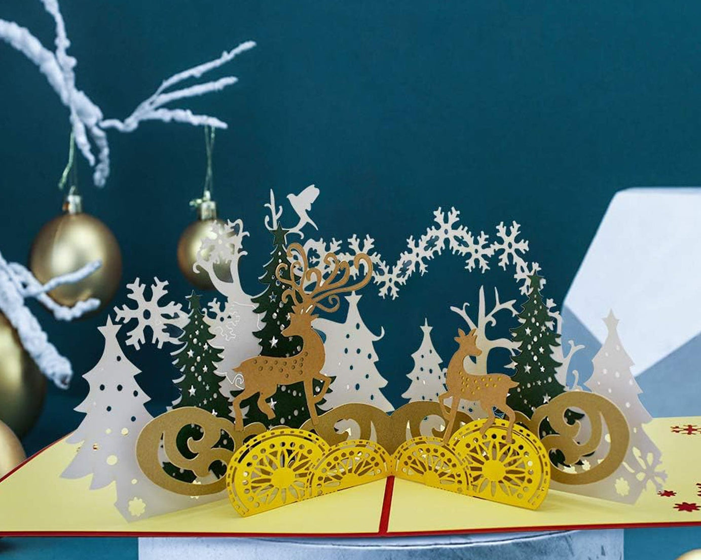 3D Paper Wish Card High Quality Paper Card All Design Card Good Wishing Card (All 3D Card Birthday, Christmas Card,  Cartoon Card, Love Heart Card) (1 Pc)