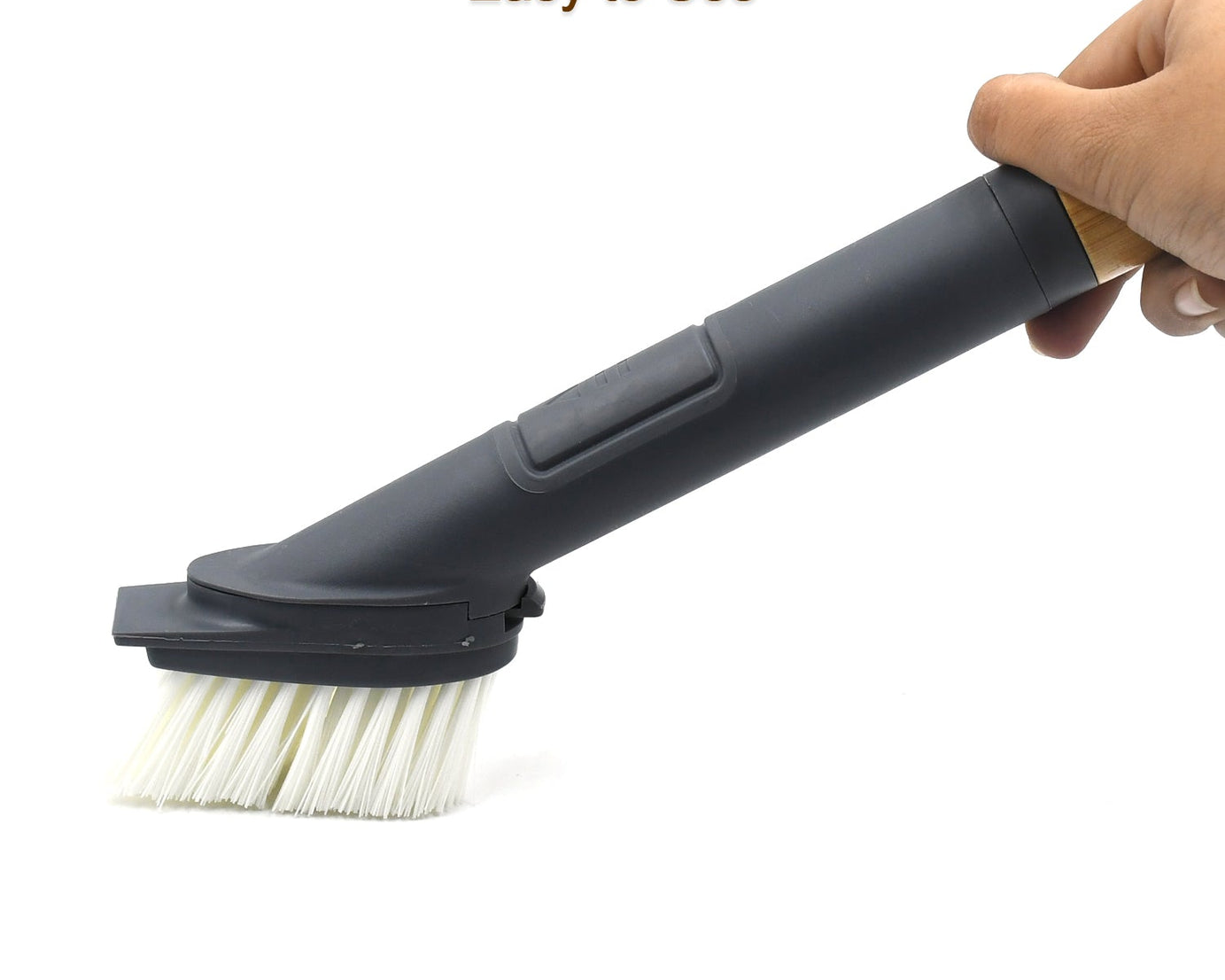 Cleaning Brushes Set, Scrub Brush Bathroom Brush, Long Handle Liquid Dispenser Pot Washing Brush