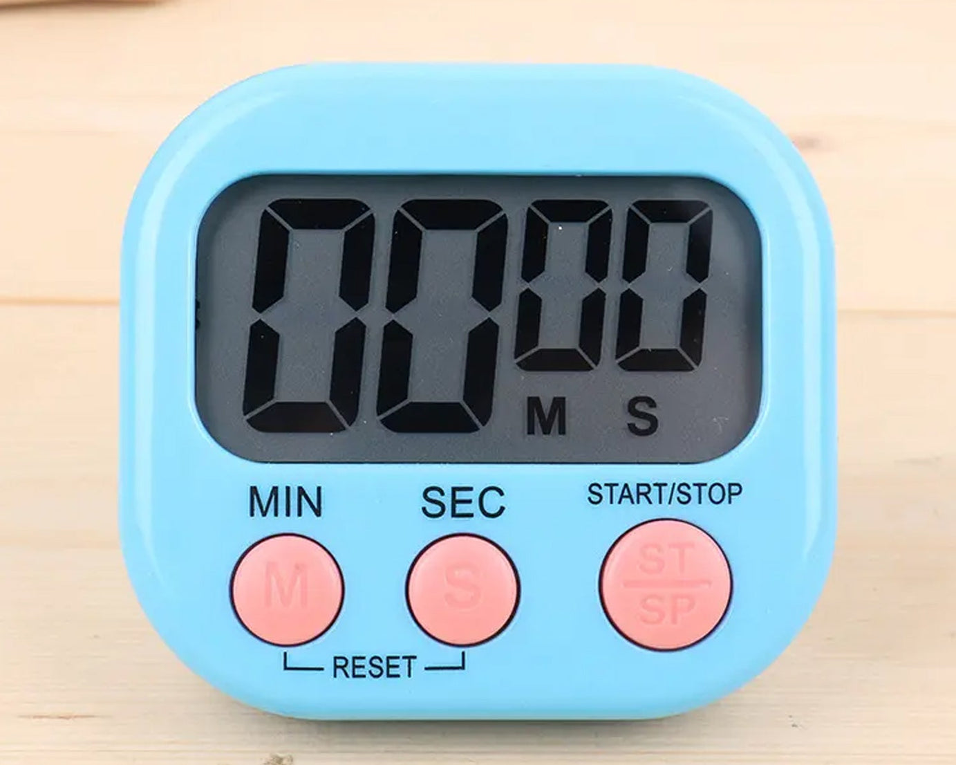 Digital Kitchen Timer Clear Big Digits 0-99 Min for Cooking Office Clock