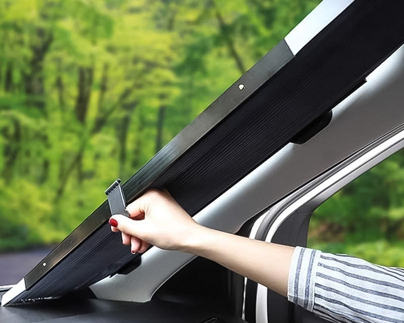 Retractable Long Car Sun Shade