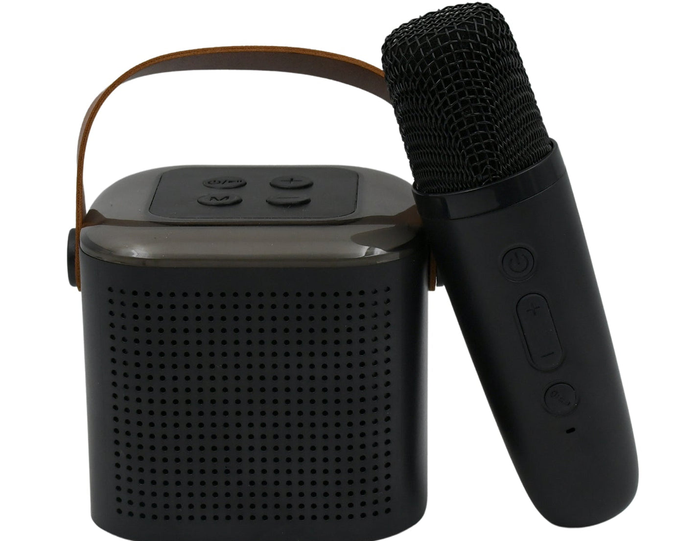 Wireless Speaker Microphone Set, RGB Light Support Memory Card PortableKaraoke Machine Perfect  for Travel TV