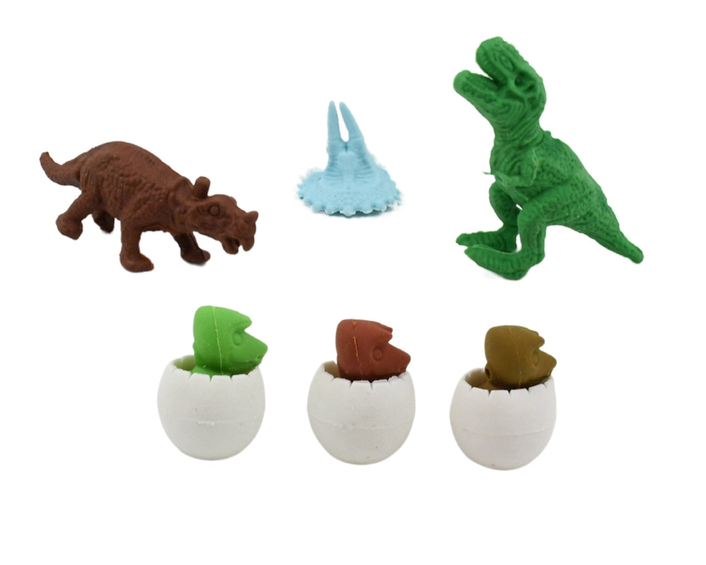 Dinosaur Shaped Erasers & Egg shape Eraser for Kids, Dinosaur Erasers Puzzle 3D Eraser, Mini Eraser Dinosaur Toys, Desk Pets for Students Classroom Prizes Class Rewards Party Favors (5 Pcs Set)