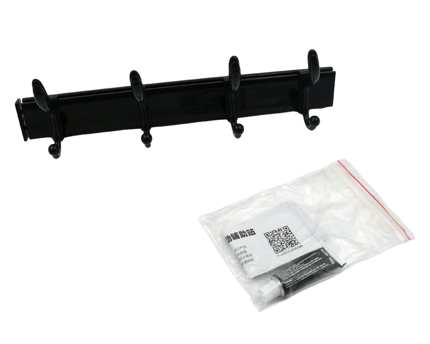 7570 Cloth hanger, Wall Door Hooks Rail for Hanging Clothes for Hanging Hook Rack Rail, Extra Long Coat Hanger Wall Mount for Clothes, Jacket, Hats, 6 Hook With Eco-friendly Liquid Adhesive Glue