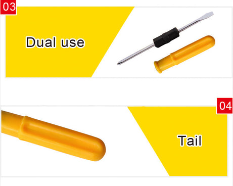 Single instrument with dual screwdriver functionality