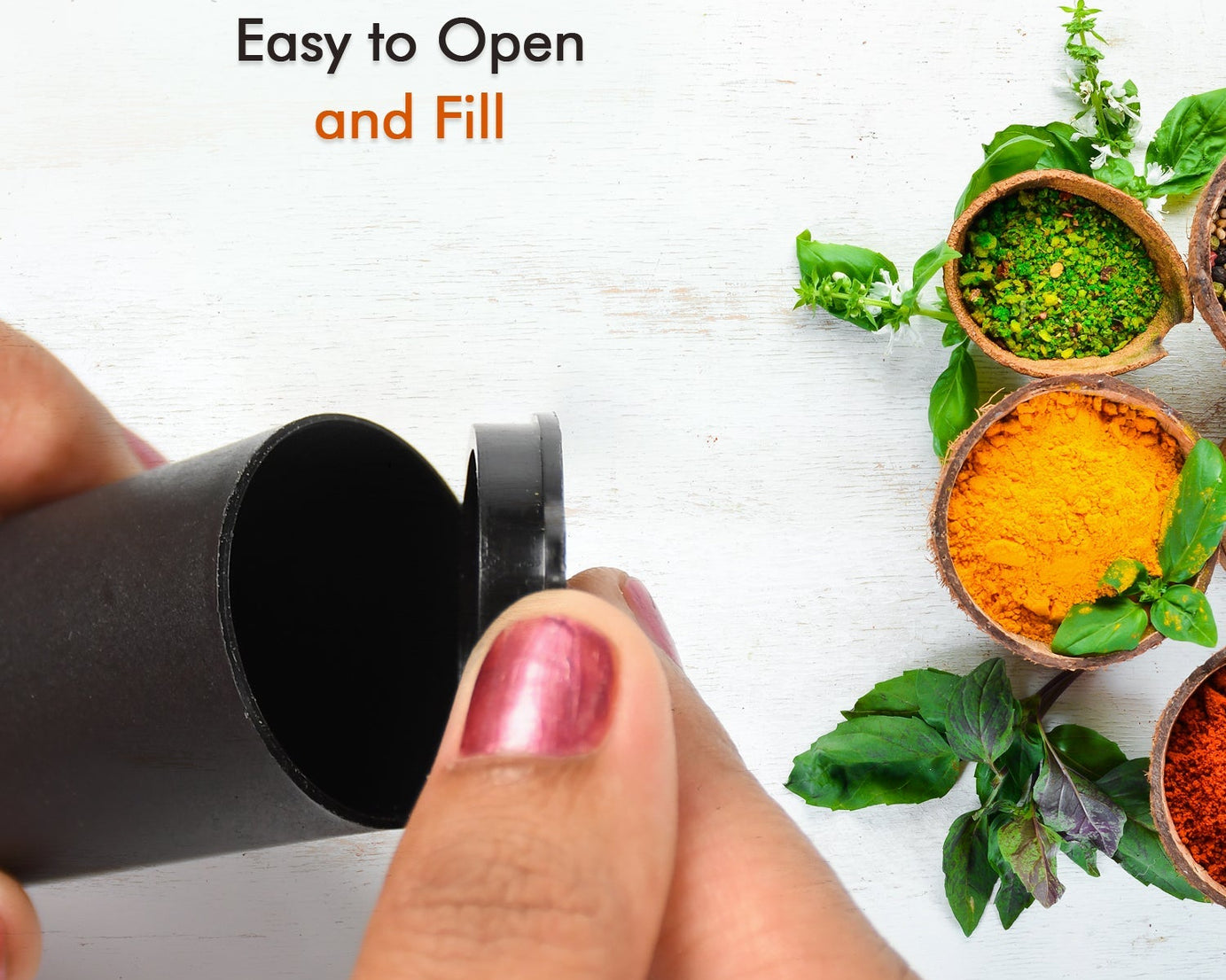 Dispenser set on dining table