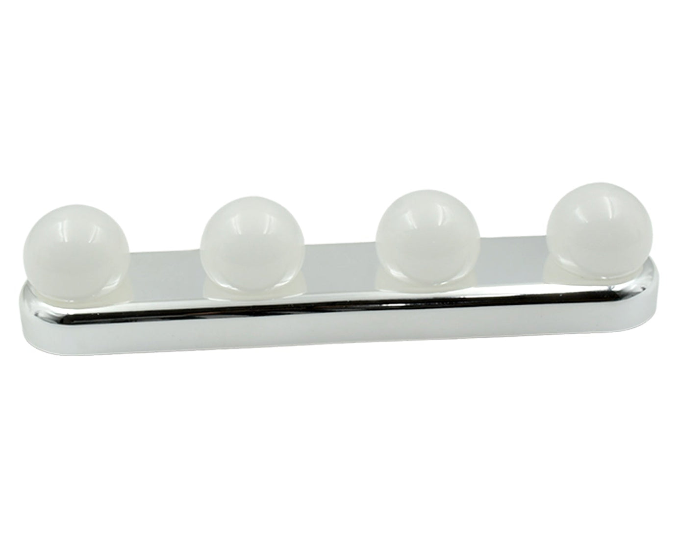 Makeup mirror with bright LED lights from the side