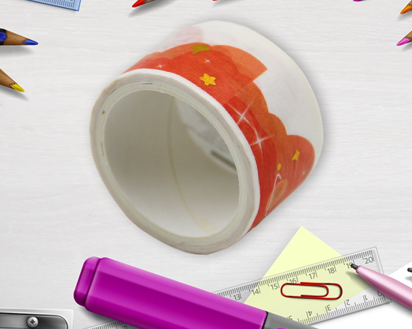 1 Roll Scrapbook Sticker Tape for Journaling & Craft