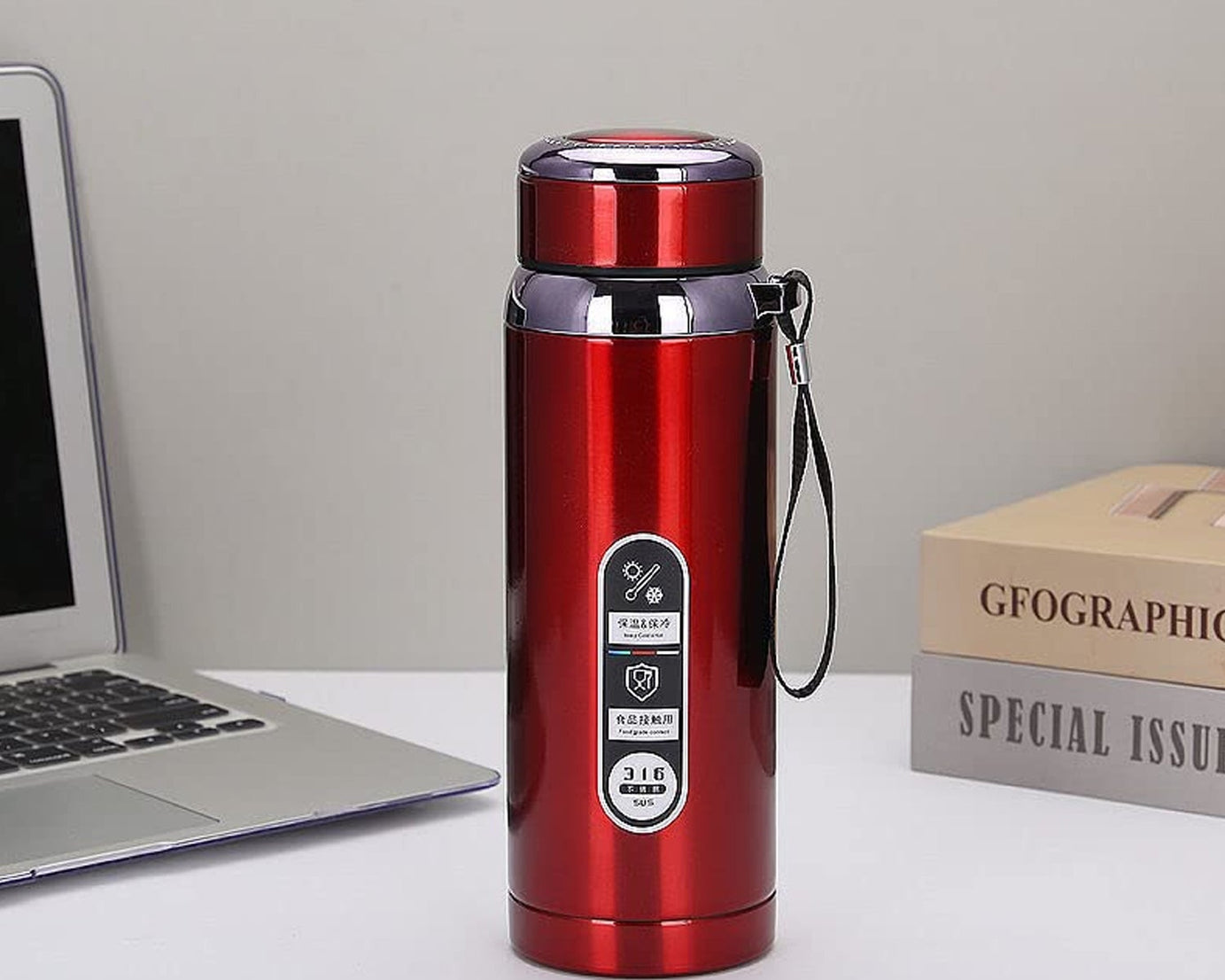 800ml Stainless Steel Water Bottle for Men Women Kids | Thermos Flask | Reusable Leak-Proof Thermos steel for Home Office Gym Fridge Travelling