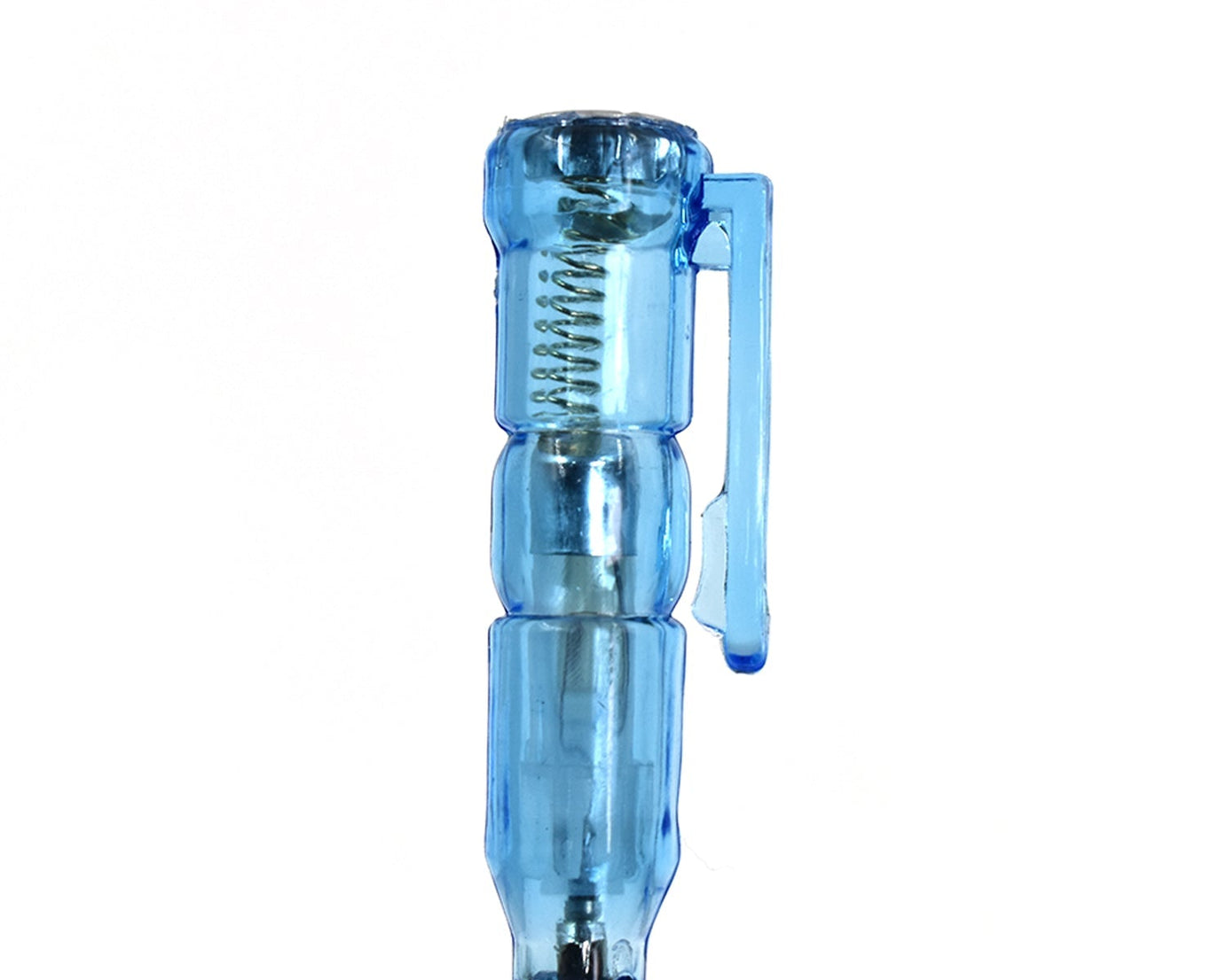 Professional linemen screwdriver for testing electrical circuits.