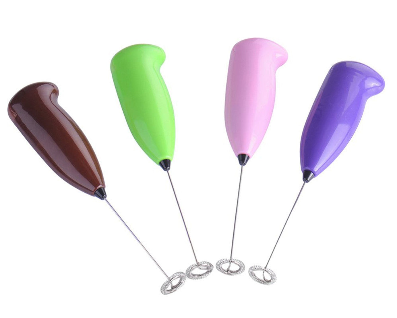 Handheld blender set for mixing and blending.