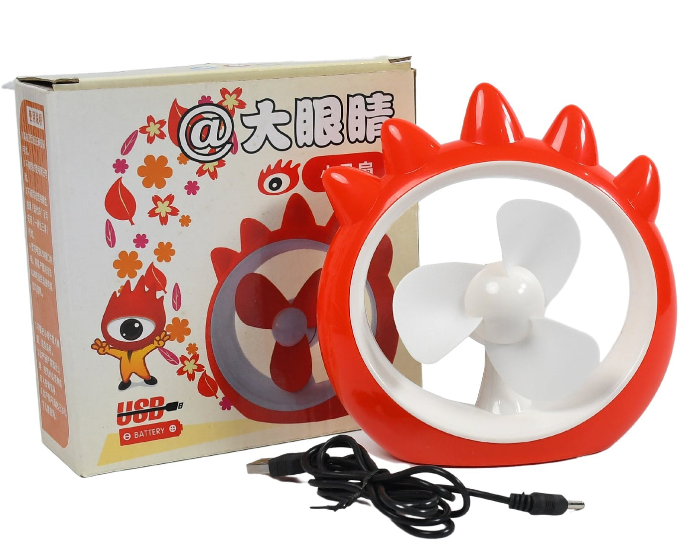 MINI DESKTOP FAN RECHARGEABLE TABLE FAN HANDHELD FAN USB FAN DESK FAN COOLING FAN FOR HOME , OFFICE , CAR, & MULTI USE FAN (Battery Not Include)