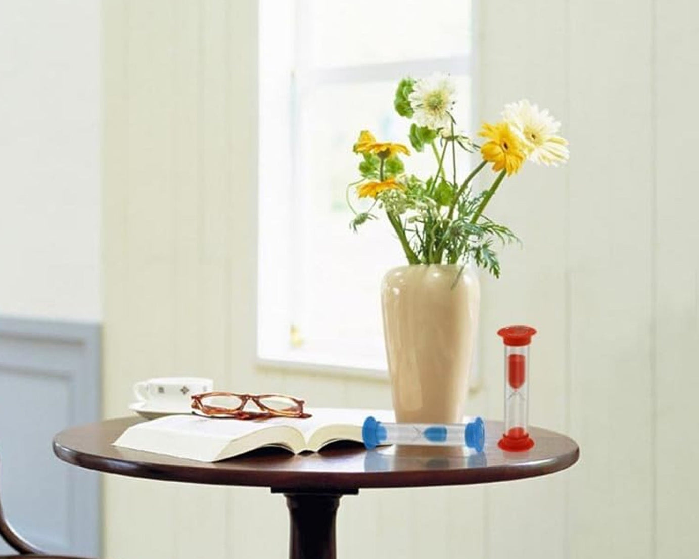 Sand Timer Plastic Hourglass, Sand Glass Toy Sand Clock for Kitchen, Office, School and Brushing Teeth for Bathroom Timer Clock Children Hourglass Sand glass Toothbrush Household Sand Clock (3 Min Approx / 5 pc)