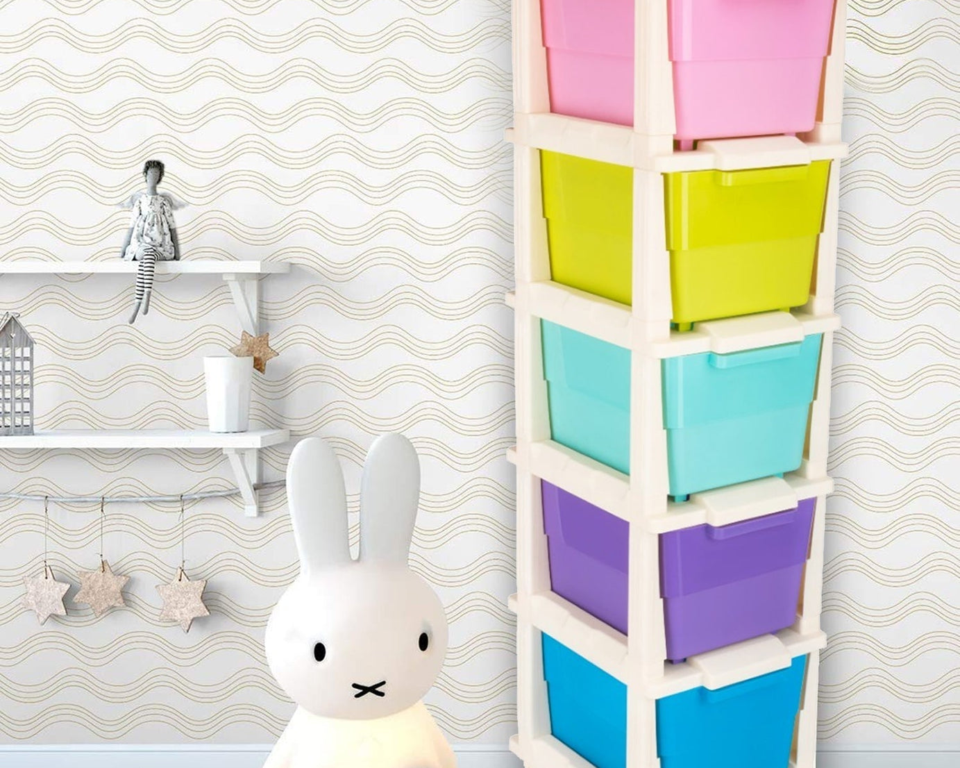 5 Layer Multi-Purpose Modular Drawer Storage System