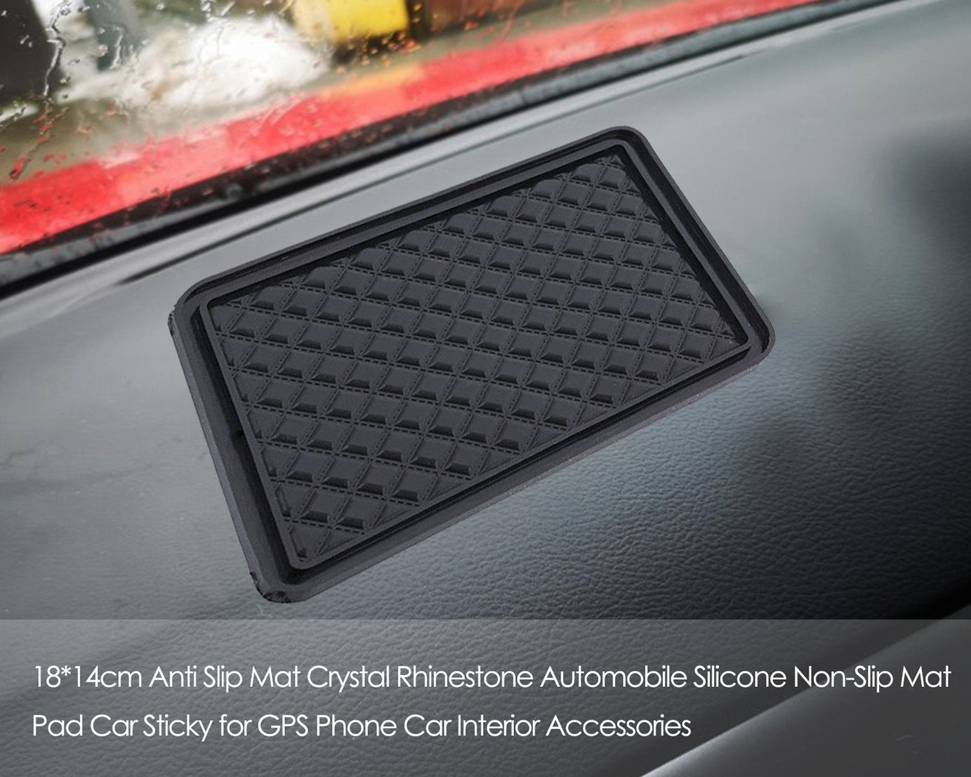 Universal anti-skid mat, durable vinyl for effective grip and safety.