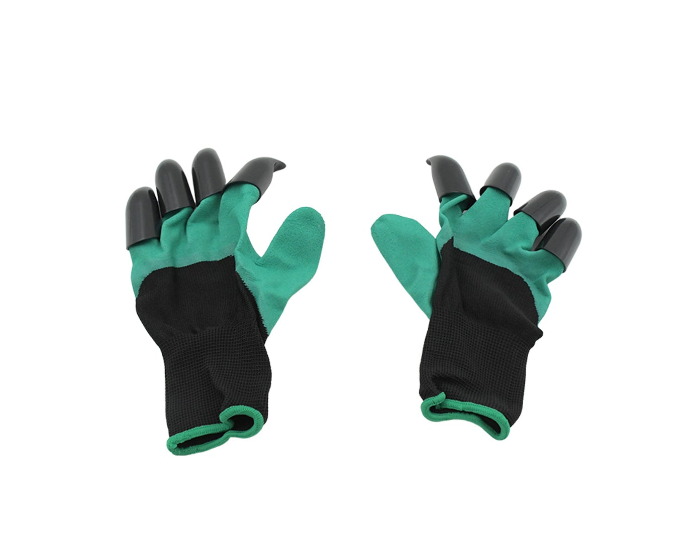 0719 Heavy Duty Garden Farming Gloves- ABC Plastic Washable With Hand Fingertips & ABS Claws For Digging & Planting, Gardening Tool for Home Pots Agriculture Industrial Farming work Men & Women (1 Pair / Mix Color)