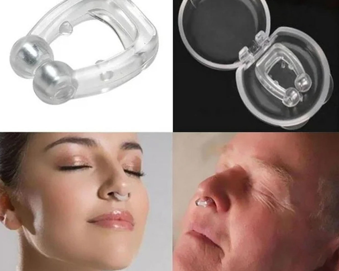 Anti Snore device for men and woman Silicone Magnetic Nose Clip For heavy Snoring sleeper, Snore Stopper, Anti Snoring Device (1 Pc)