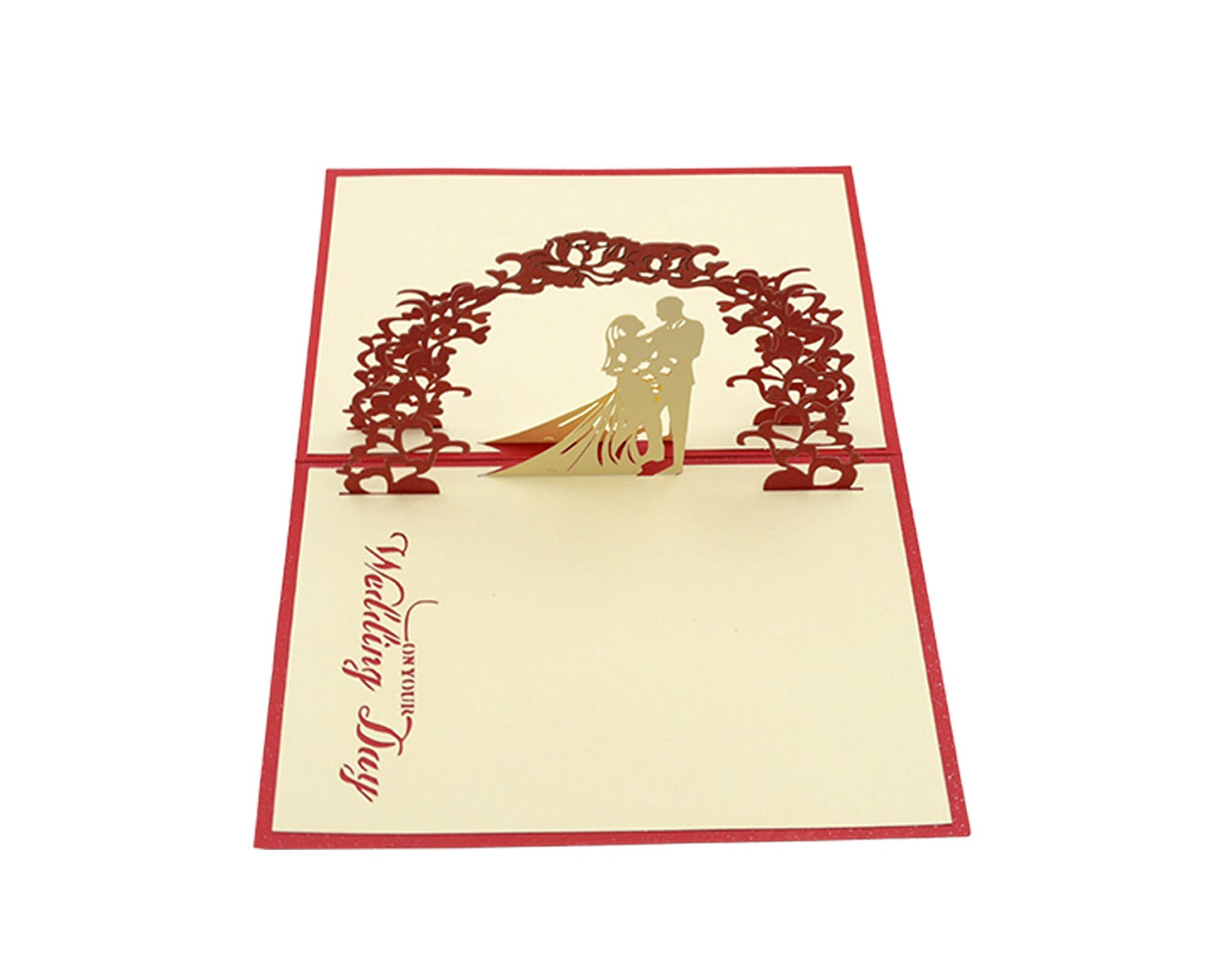 Unique 3D Pop-Up Wishing Card (Birthday, Wedding, Christmas): 1 Pc