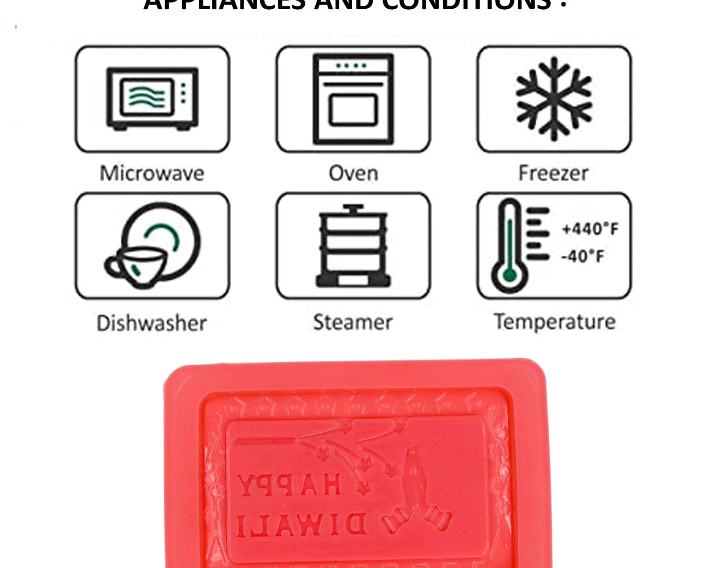 Flexible Silicone Mold Candy Chocolate Cake Jelly Mold