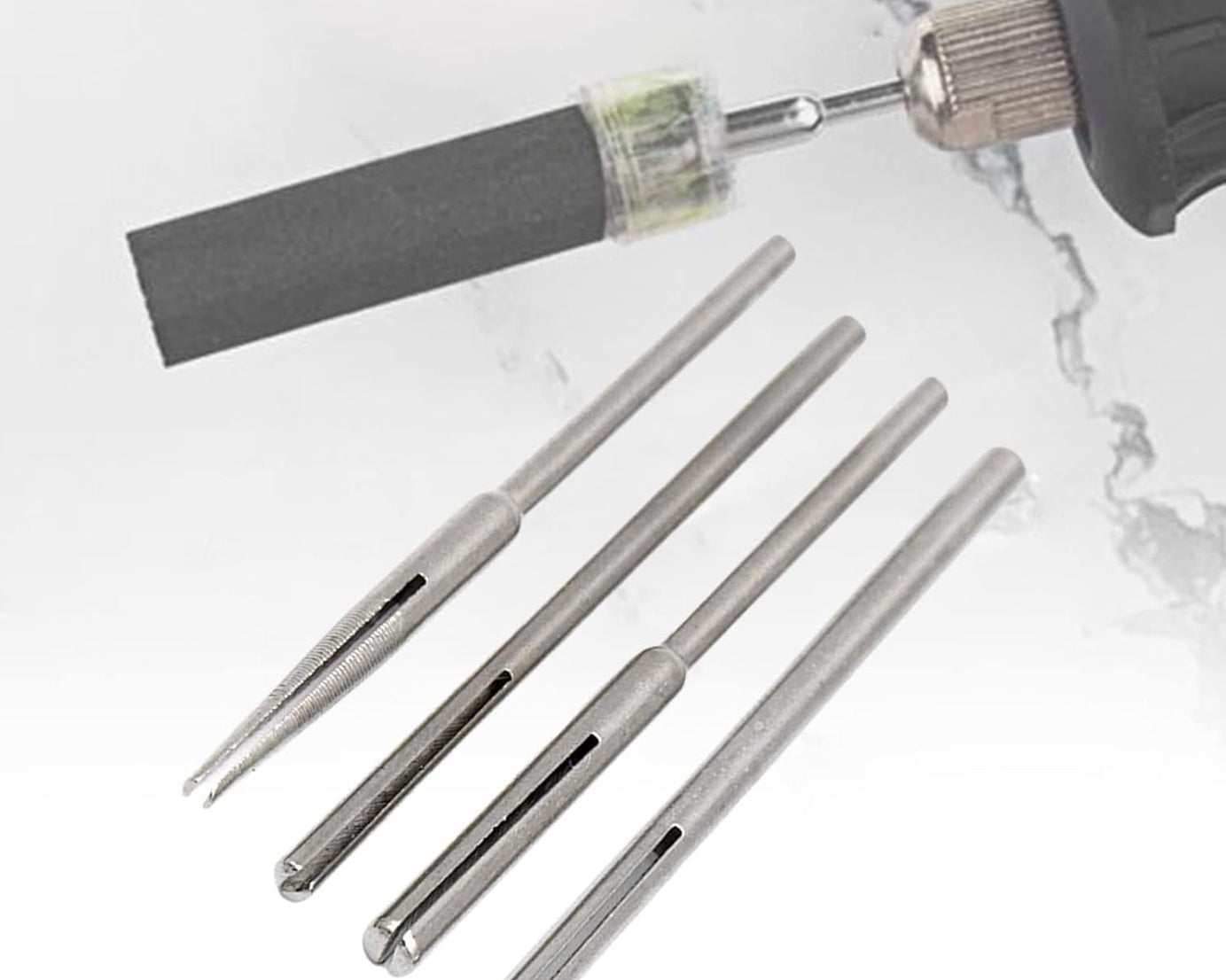 Long Abrasive Holder Rod Carved Point