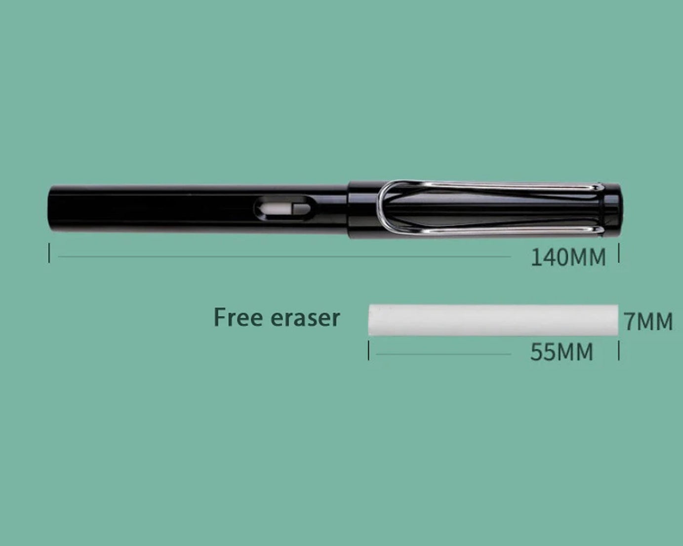 2In1 Everlasting Pencil Replaceable Head With Eraser, Inkless Pencils Eternal, Infinite Pencil, Portable Everlasting Pencil Reusable Erasable, Magic Pencils for Kids Painting Stationary