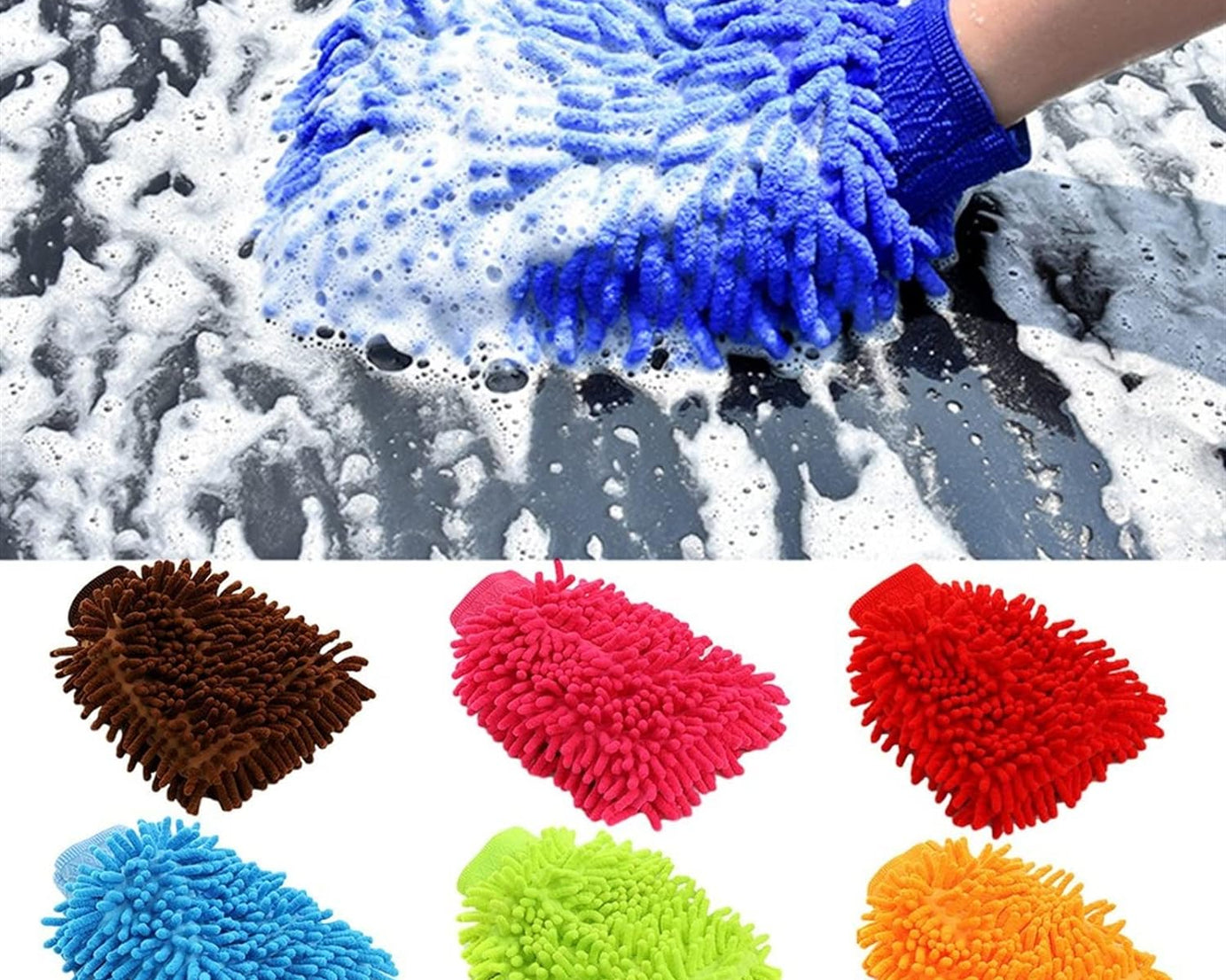 Microfiber hand duster for household cleaning
