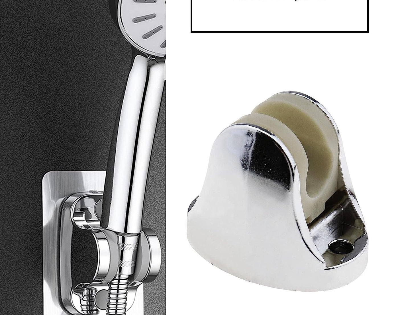 Adjustable Hand Shower Holder with Fixing Screws Adjustable Bracket for Bathroom