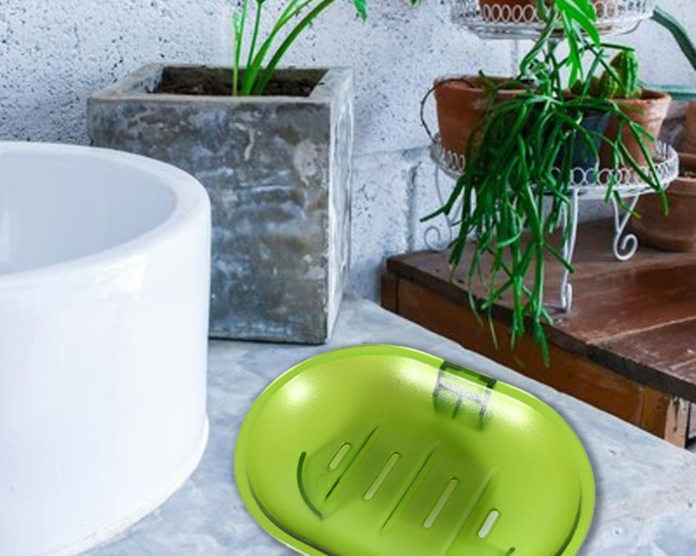 Plastic Soap Dish Holder for Bathroom Shower Wall Mounted Self Adhesive Soap Holder Saver Tray-Plastic Sponge Holder for Kitchen Storage Rack Soap Box, Bathroom