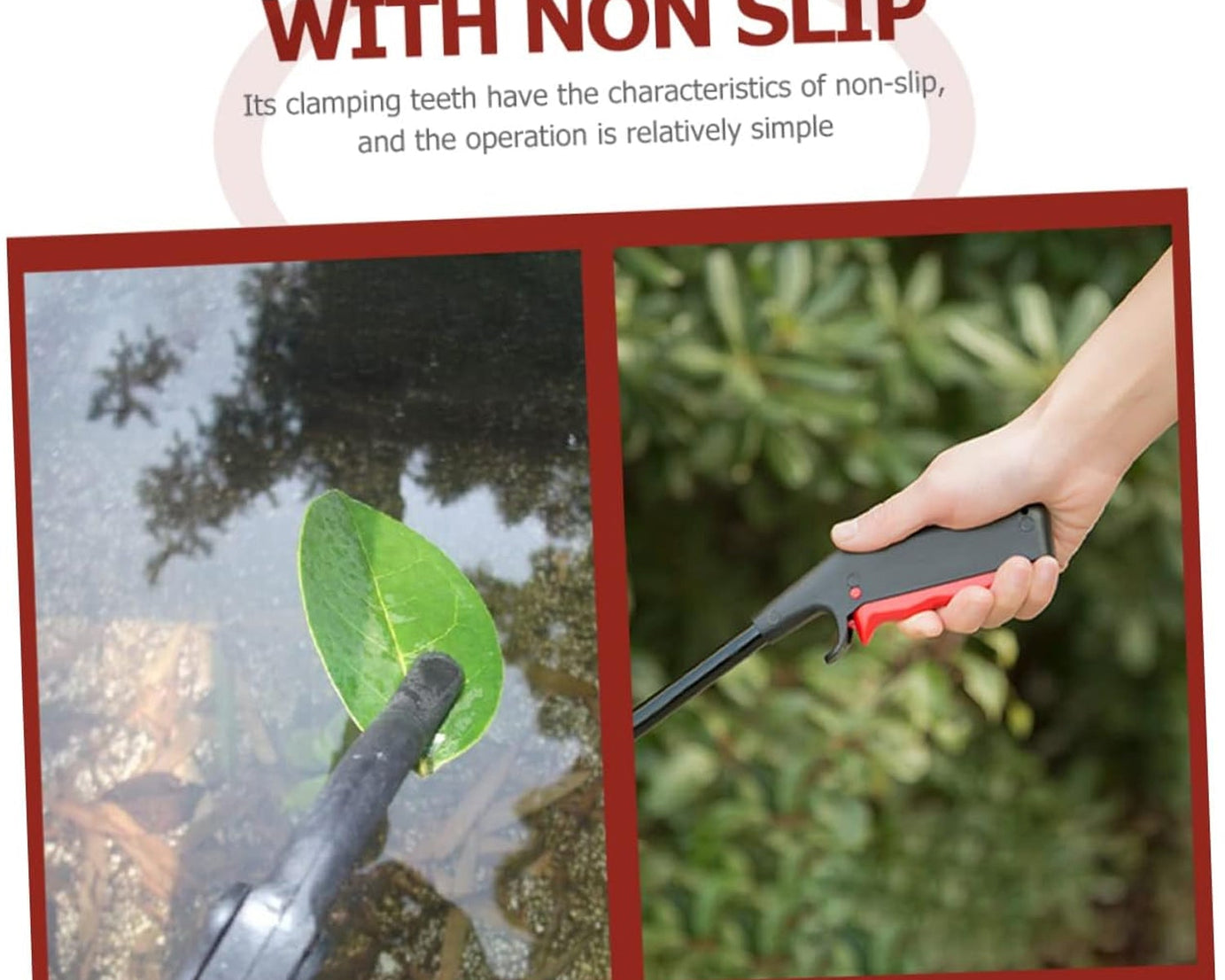 Extra Long Pickup Aid Trash Picker Upper, Rotating Hand, Heavy Duty Grip Arm - Reaching Assist for Litter, Elderly, Garden  Disabled, Handicap Arm