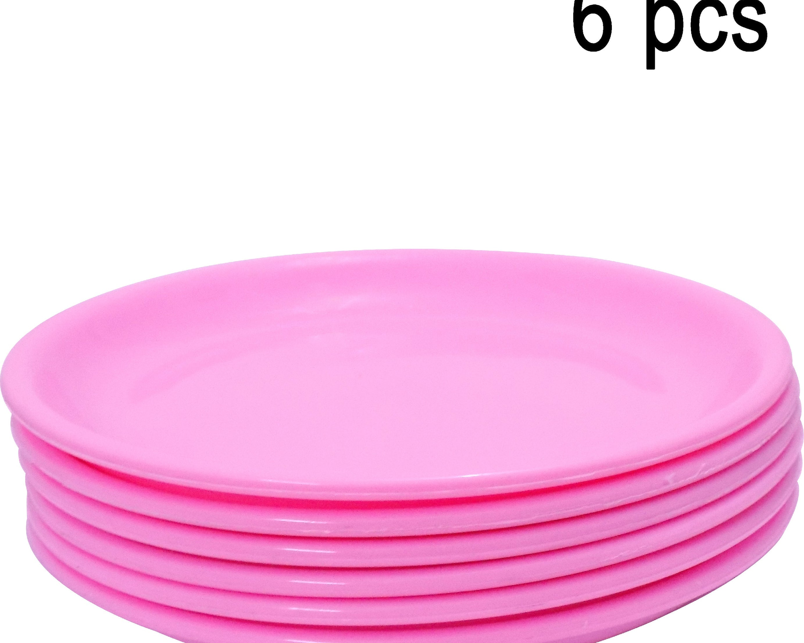 Stack of round mini soup plates displaying their compact size.