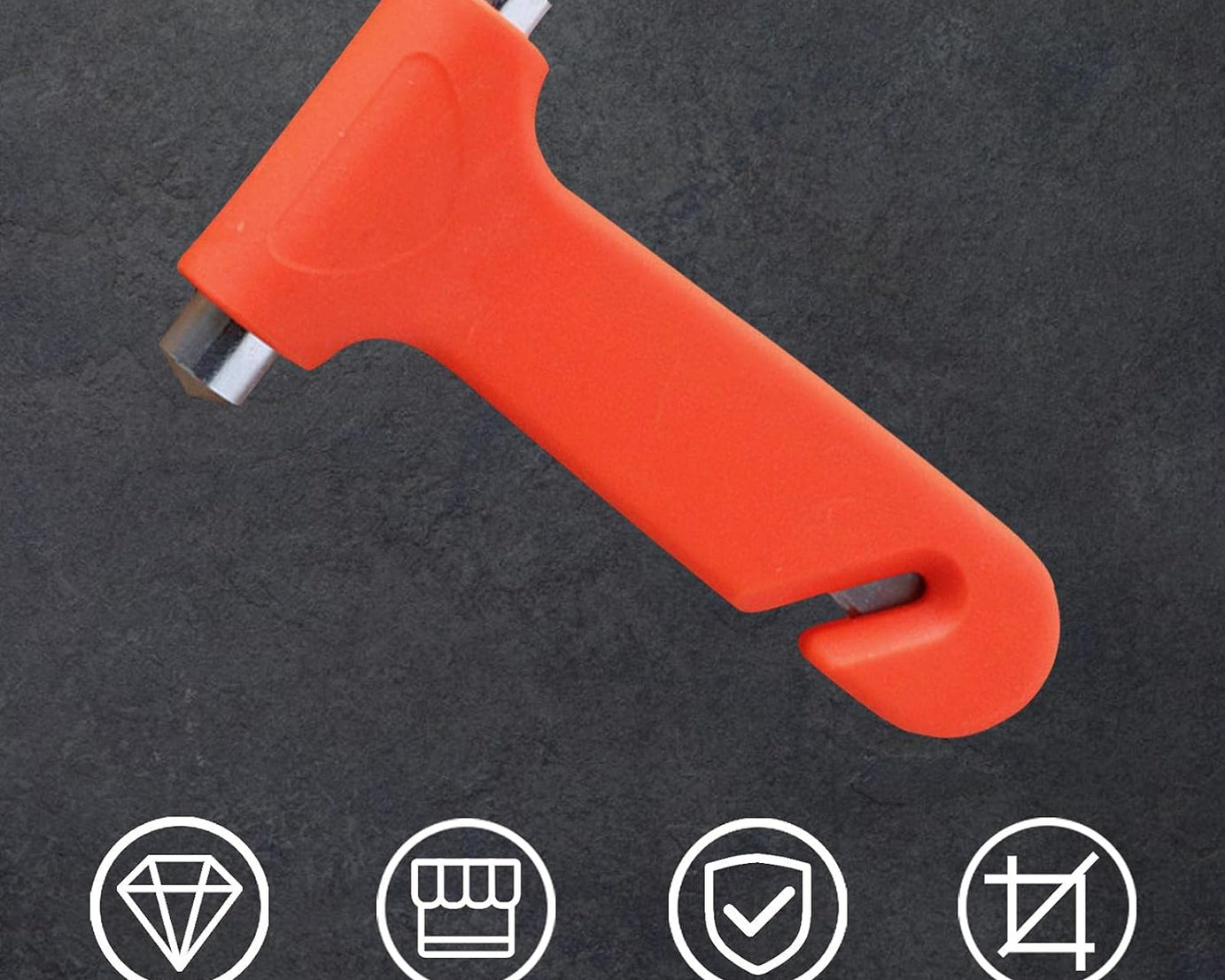 Car Safety Hammer,Emergency and Rescue Tool,Car Window Breaker and Seatbelt Cutter,Safety Hammer Emergency Rescue Tool,Car Window Breaking Seat Belt Cutter (1 Pc)