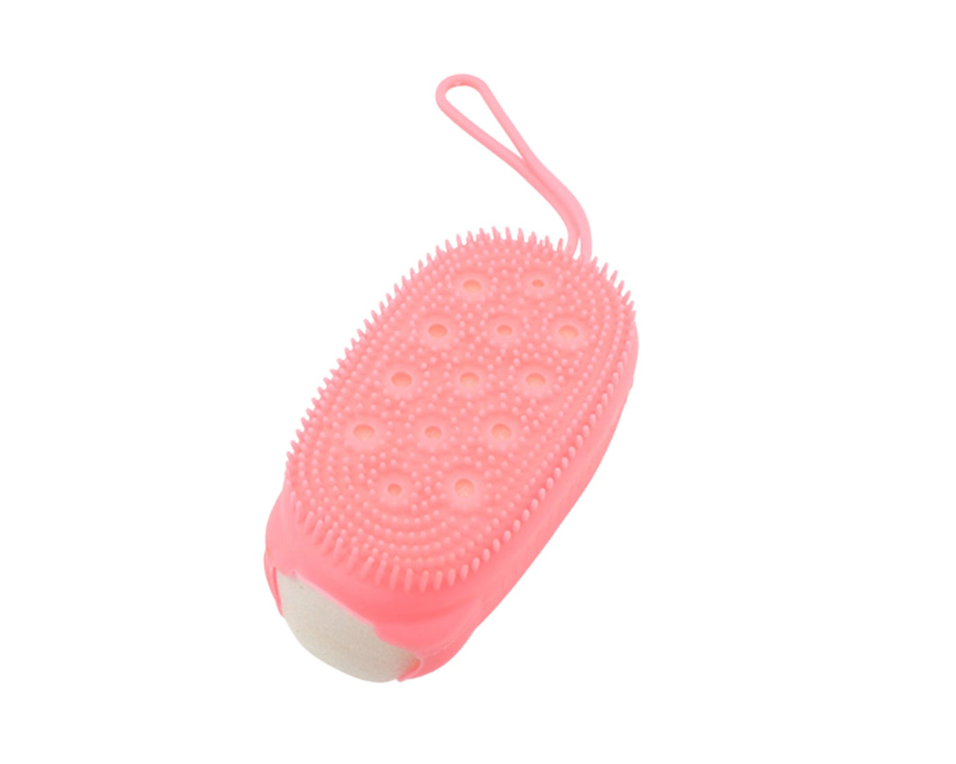Silicone Super Soft Silicone Bath Brush Double-Sided Body Scrubber Brush for Deep Cleasing Exfoliating, Ultra-Soft Scrubber(1 pc)