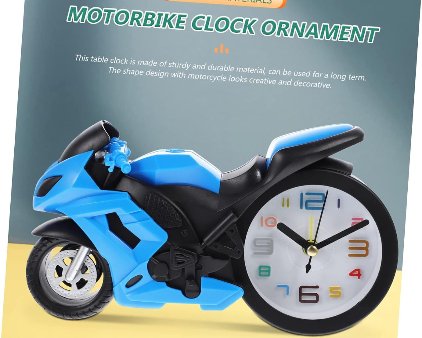 Fashioned Alarm Clock Novelty Retro Motorcycle / Motorbike Engine Style Clocks Alarm Clock Desktop Decoration Kids Gift