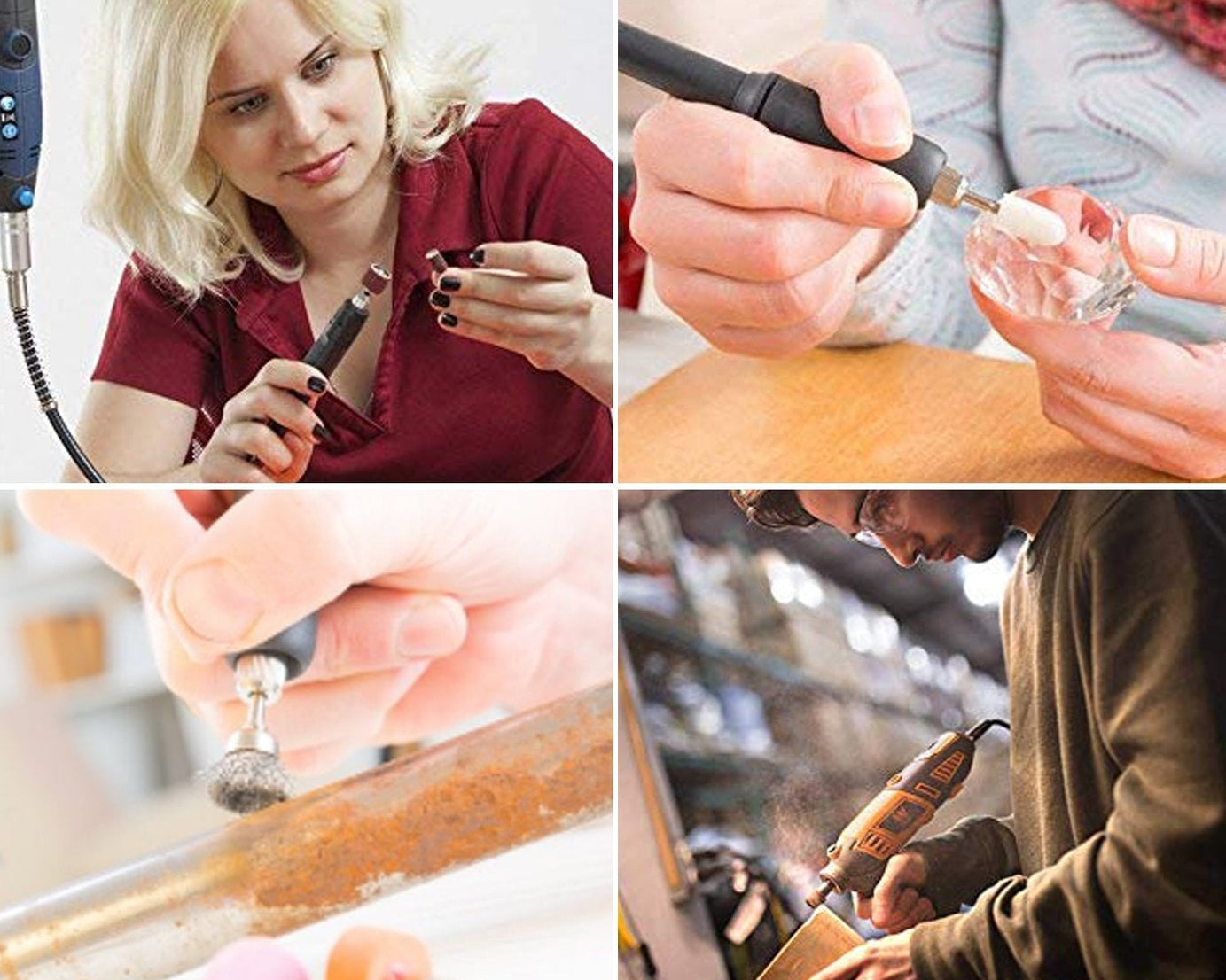 Rotary Tool Accessories Kit Mini Drill Bit Set