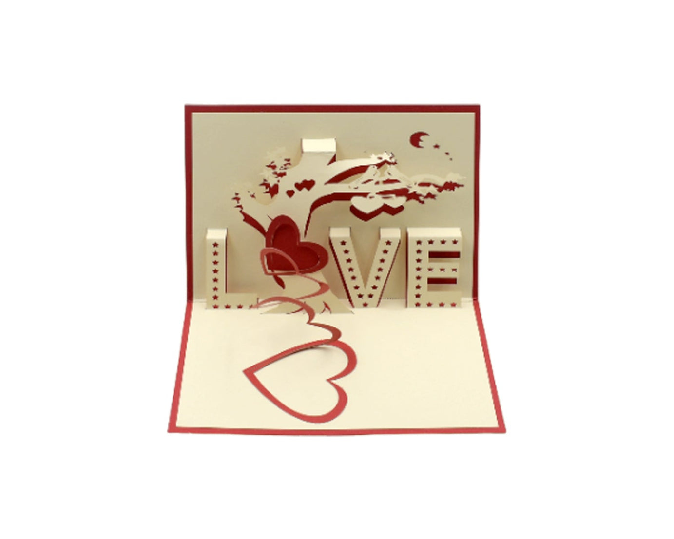 3D Paper Wish Card High Quality Paper Card All Design Card Good Wishing Card  (Birthday , Valentine , love , Christmas Card) (1Pc )