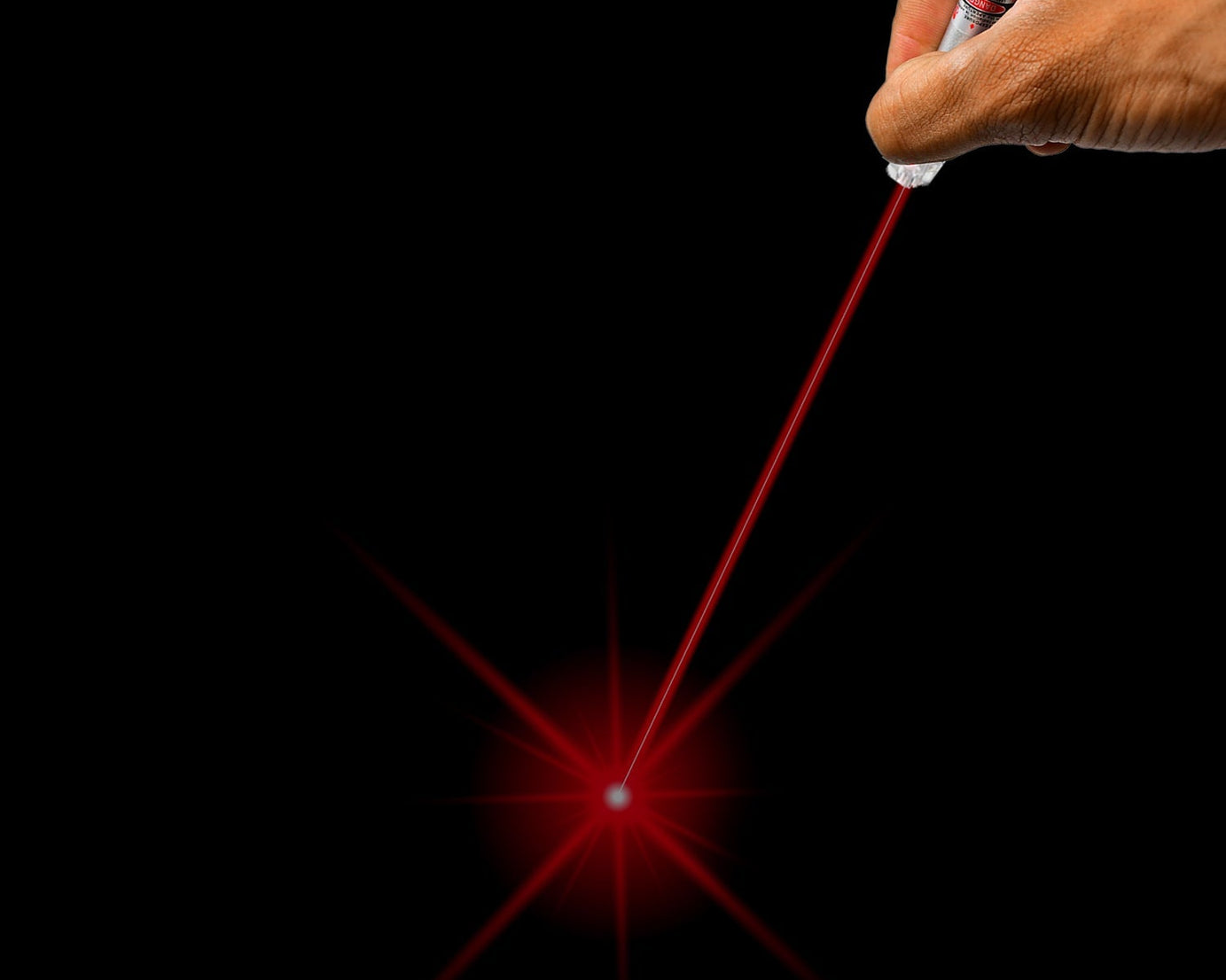 3 in 1 LED flashlight, torch keychain, and laser pointer